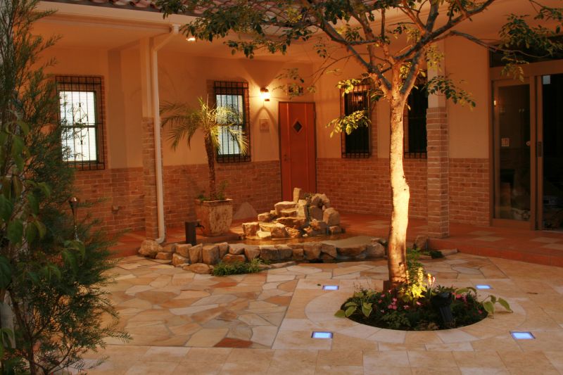 Courtyard Light Installation in Denver, CO