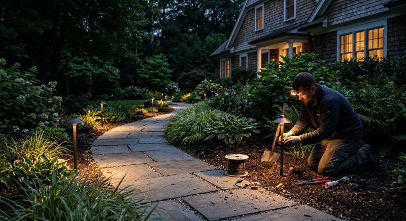 Walkway Lighting Installation in Utah County, UT